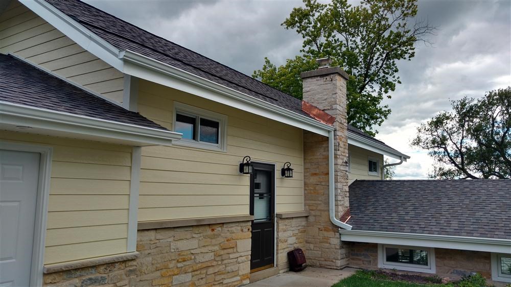 gutters installed by contractors in columbus oh